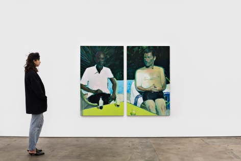 Installation View of Jonathan Wateridge: Inland Water (February 16-March 17, 2021) Nino Mier Gallery, Los Angeles, CA
