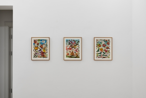 Installation view of Jan-Ole Schiemann's, Are you relevant my friend?, (March 21-April 10, 2021). Salon Nino Mier Cologne