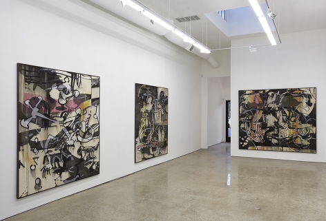 Installation View of "MYS/MOS" Show by Jan-Ole Schiemann