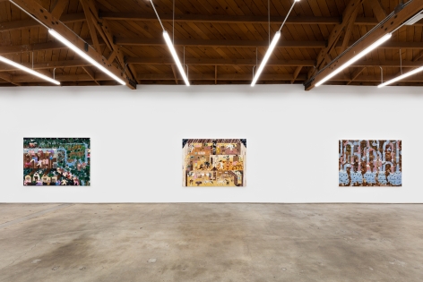 Installation View of Andrea Joyce Heimer: Loney Hunter (March 26-May 1, 2021) Nino Mier Gallery, Los Angeles, CA