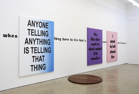 Installation View 7 of Eve Fowler the difference is spreading (May 22–July 3, 2015). Nino Mier Gallery, Los Angeles, CA