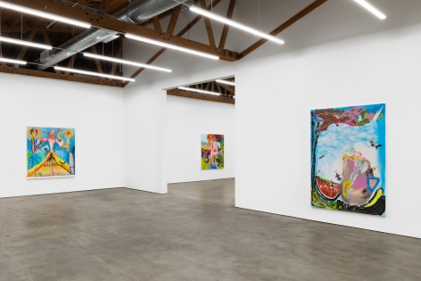 Installation View 8 of Alessandro Pessoli The Woodstock's Boy (November 9–December 21, 2019), Nino Mier Gallery, Los Angeles, CA