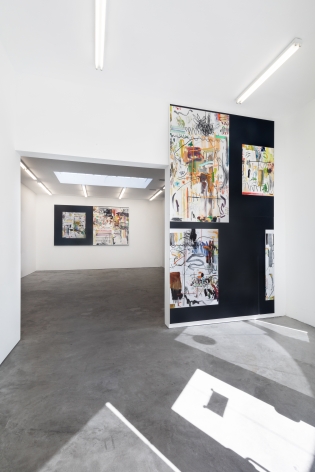 Installation View of "Hi_LoRes_58", "Hi_LoRes_46", "Hi_LoRes_57", and "Hi_LoRes_69"