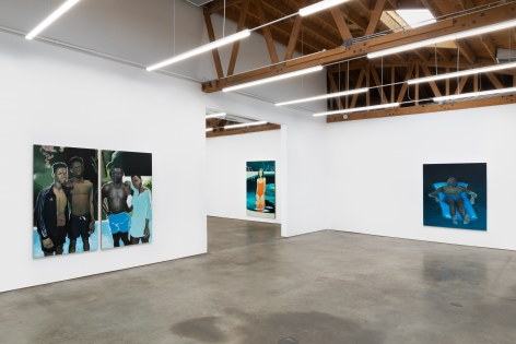 Installation View of Jonathan Wateridge: Inland Water (February 16-March 17, 2021) Nino Mier Gallery, Los Angeles, CA