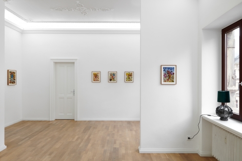 Installation view of Jan-Ole Schiemann's, Are you relevant my friend?, (March 21-April 10, 2021). Salon Nino Mier Cologne