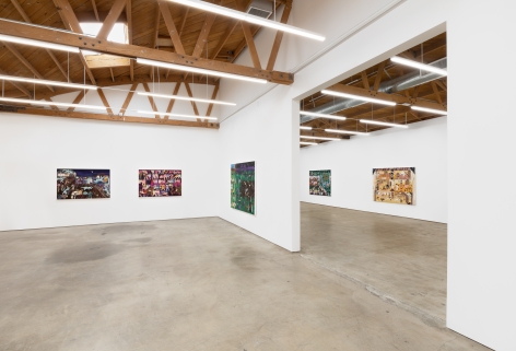 Installation View of Andrea Joyce Heimer: Loney Hunter (March 26-May 1, 2021) Nino Mier Gallery, Los Angeles, CA