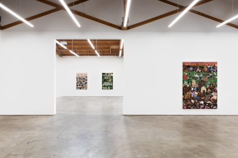 Installation View of Andrea Joyce Heimer: Loney Hunter (March 26-May 1, 2021) Nino Mier Gallery, Los Angeles, CA