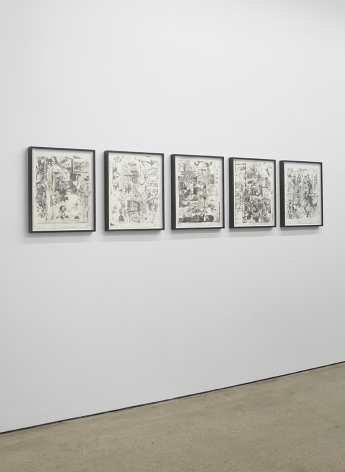 Installation View of "Osc Mix (series)" (Side)
