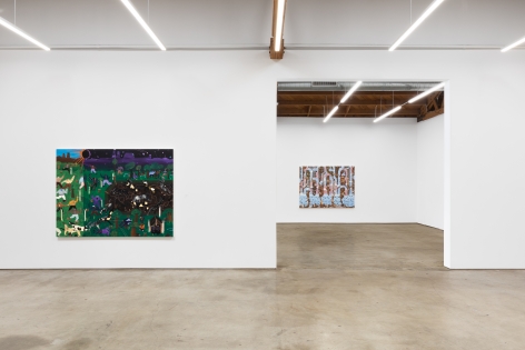 Installation View of Andrea Joyce Heimer: Loney Hunter (March 26-May 1, 2021) Nino Mier Gallery, Los Angeles, CA