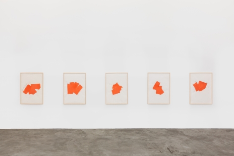 Installation view 2 of Imi Knoebel: Works from the Seventies (November 9-December 21, 2019) at Nino Mier Gallery, Los Angeles