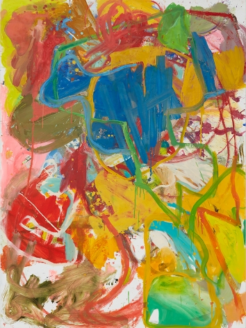 Anke Weyer, Movie Candy, 2017. Oil and acrylic on canvas, 52 x 70 inches, 132 x 178 cm (AW17.004)