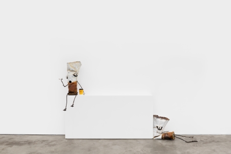 Installation View of Jon Pylypchuk, I know I’ll never love this way again, Nino Mier Gallery, Los Angeles