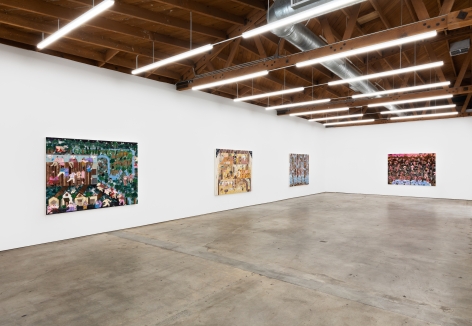 Installation View of Andrea Joyce Heimer: Loney Hunter (March 26-May 1, 2021) Nino Mier Gallery, Los Angeles, CA