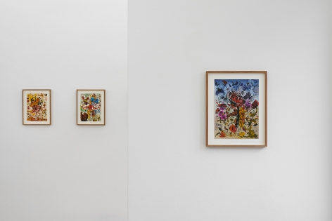 Installation view of Jan-Ole Schiemann's, Are you relevant my friend?, (March 21-April 10, 2021). Salon Nino Mier Cologne