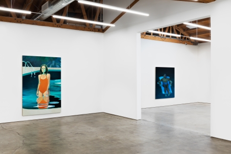 Installation View of Jonathan Wateridge: Inland Water (February 16-March 17, 2021) Nino Mier Gallery, Los Angeles, CA