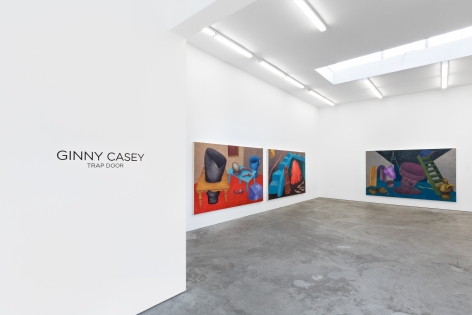 Installation View of "Trap Door", Turning Corner into Main Room