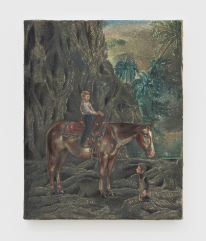 Marin Majic Good Thing Going, 2021 Colored pencil, oil color, marble dust on linen 14 x 11 in 35.6 x 27.9 cm (MMA21.025)