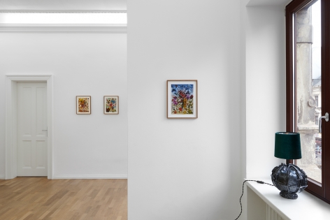 Installation view of Jan-Ole Schiemann's, Are you relevant my friend?, (March 21-April 10, 2021). Salon Nino Mier Cologne