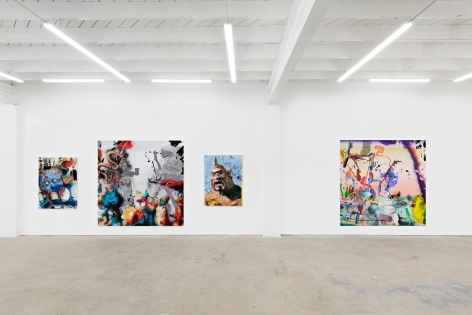 Installation View of Antwan Horfee: SCI-FRIED (April 1-May 15, 2021) Nino Mier Gallery, Los Angeles, CA