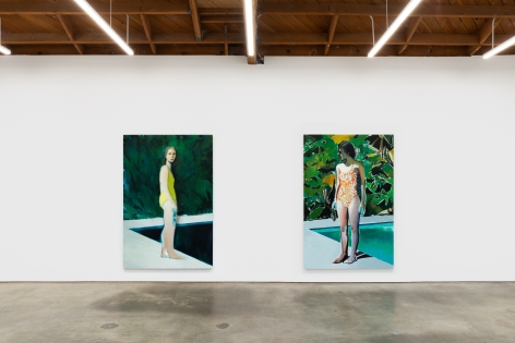 Installation View of Jonathan Wateridge: Inland Water (February 16-March 17, 2021) Nino Mier Gallery, Los Angeles, CA
