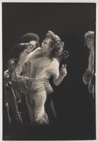 Peter Beard Mick Jagger at Madison Square Garden, 1972