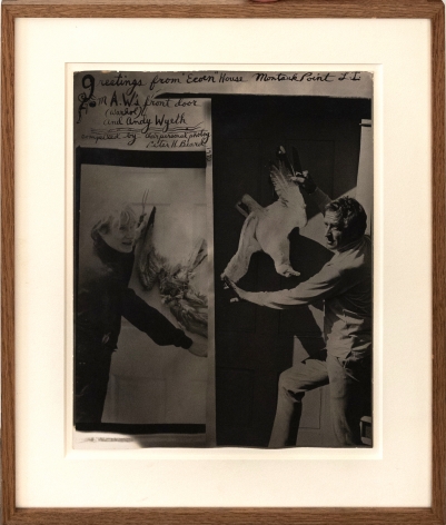 Peter Beard Andy Warhol & Andy Wyeth, 1972