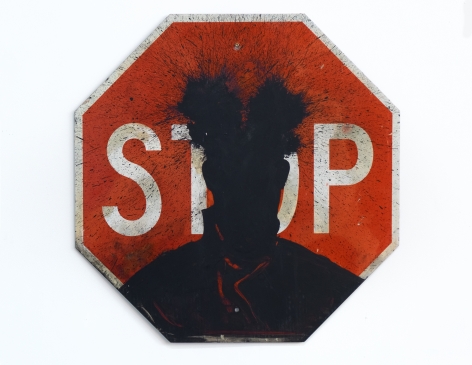 Richard Hambleton Stop Sign, 2001\