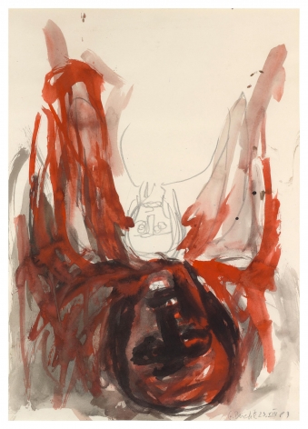 “Untitled”, 1983 Watercolor on paper