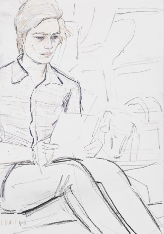 Elizabeth Peyton, “Klara (Train to Berlin)”, 2011