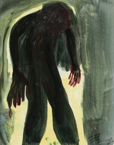 "Untitled", 2012 Oil on paper