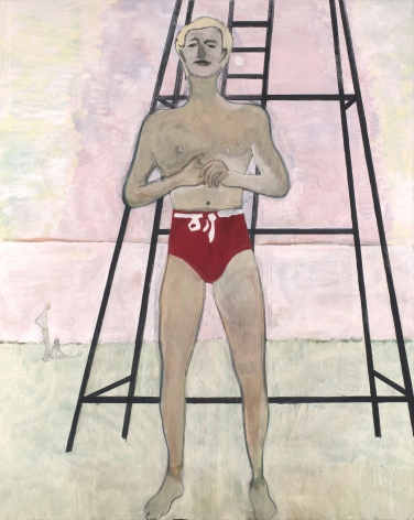 Peter Doig "Bather (Lifeguard)", 2019