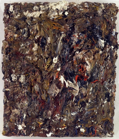 Eugène Leroy, “Tête dans un paysage (Head in Landscape)”, 1996