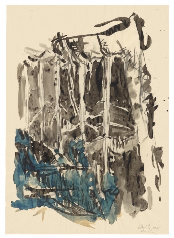 “Untitled”, 1976 Watercolor on paper