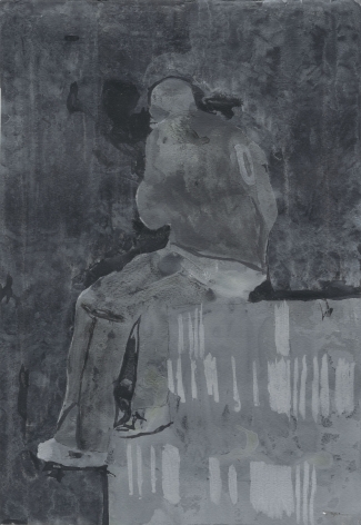 Hurvin Anderson, “Seated Figure 1”, 2006