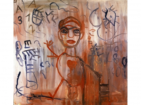 "Ralf", 1962 Oil on canvas