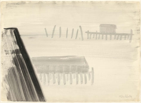 Milton Avery, “Misty morning”, 1959