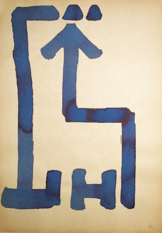 A.R. Penck, “Untitled (Standart)”, ca. 1967-1968