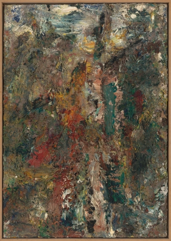 Eugène Leroy, “Rouge et verte (Red and Green)”, 1990