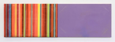 Toy Town, 2001-2015 / acrylic on canvas / 30 x 96 inches