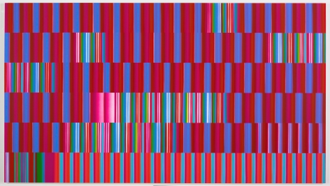 Processed Beats (Fool's Gold), 2008, Synthetic polymer on canvas