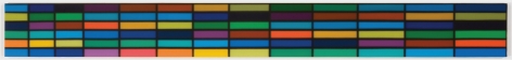 Blue Fretboard, 2010, Synthetic polymer on canvas