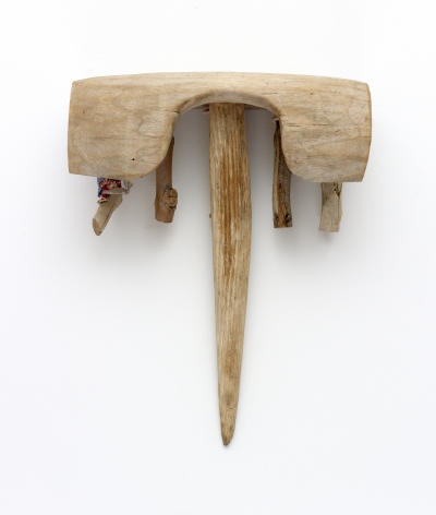 John Outterbridge "Rag-Wrapped Twigs", 2011 Mixed media 17 x 18 x 6-1/2 inches