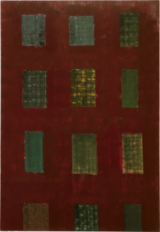Louise Fishman "Sanctum Sanctorum", 1992 Oil on linen 90 x 62 inches