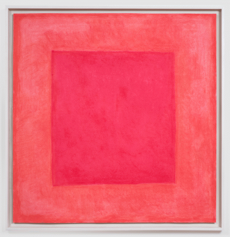 Kianja Strobert "Pink", 2016 Pastel on paper 38-1/2 x 38-3/8 inches