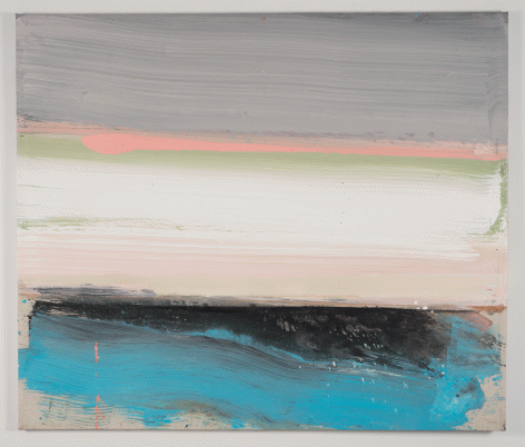 Ed Clark "Untitled", 2010 Acrylic on canvas 66-1/8 x 77-1/2 inches