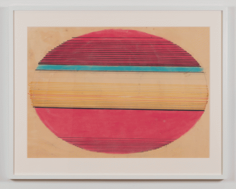 Ed Clark "Untitled", c. early 1970s Ink on paper 27 x 34-11/16 inches