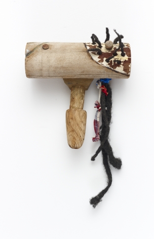 John Outterbridge "Dreads", 2011 Mixed media 10 x 10 x 6 inches