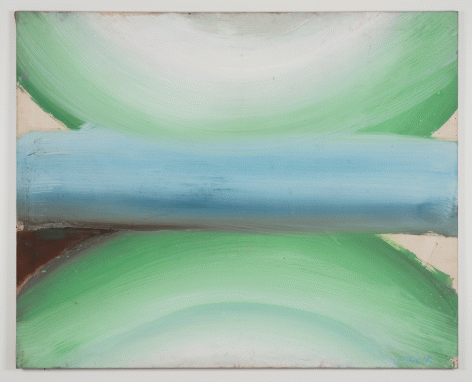 Ed Clark "Untitled", 1988 Acrylic on canvas 56-5/8 x 69-3/4 inches