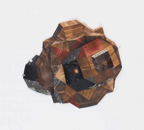 Yashua Klos Diagram of Darkness Between Stars (Wooden Dandelion Form), 2013
