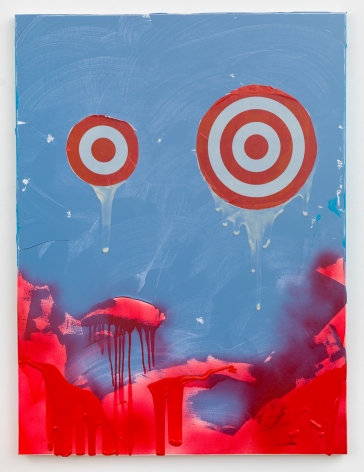 Brenna Youngblood, "I Want to See You", 2017, Plastic, matte medium, and acrylic on canvas, 48 x 36 inches